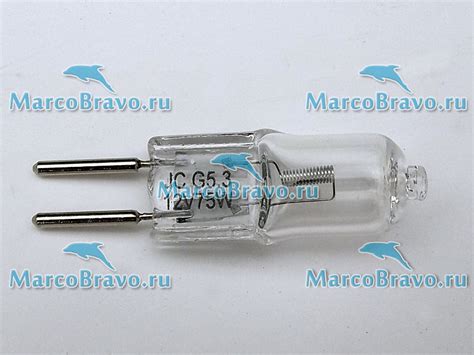 Лампа галогеновая для прожектора (75Вт/12В) Emaux ULTP-100/ULS-150/ ...
