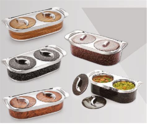 Round Rishabh So Hot Insulated TWIN Hot Pot Size 30x12x10 Cms Capacity 850 Ml At Rs 1100