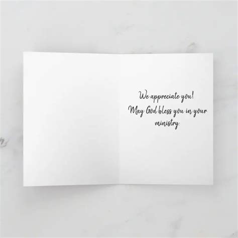 Pastor Appreciation With Bible Verse Card Zazzle Verses For Cards