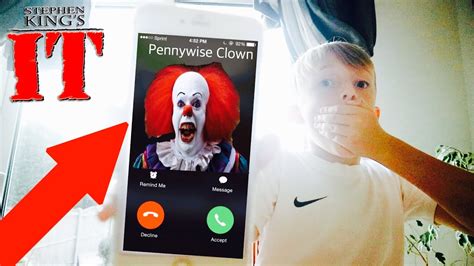 Calling Pennywise The Clown From It Omg He Answered Youtube