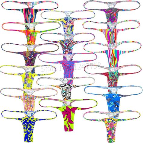 Men S Slim Pouch String Thong Underwear Lingerie Sexy Hip Hop Tangas Sissy Mini Bikini Swim