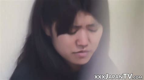 Nasty Japanese Teenie Shaves Legs And Fingers Pussy