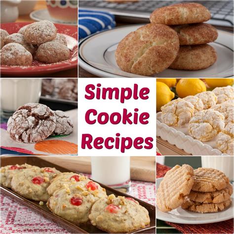 16 Simple Cookie Recipes | MrFood.com