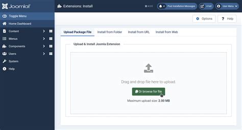 Install N Ed Extension For Joomla And Joomla