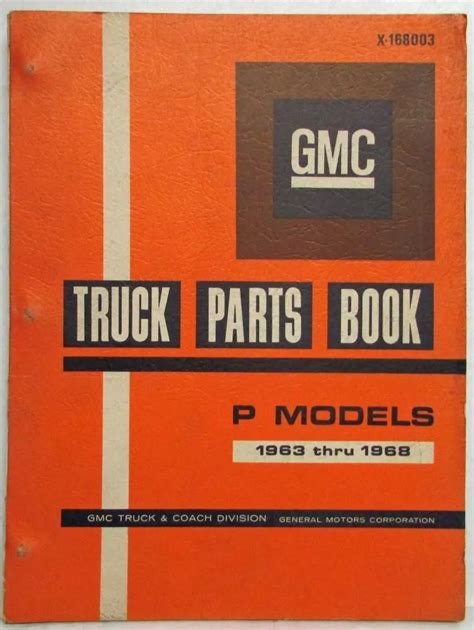 1966 1968 Gmc Truck Dealer Master Parts Book Models 5500 53 Off