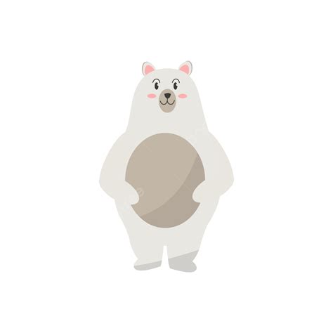 Bear Cute White Vector Bear Cute Bear White Bear Png And Vector With