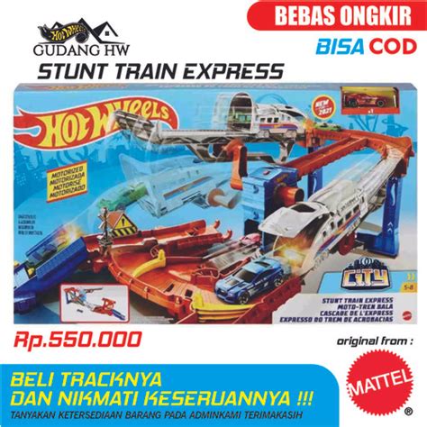 Jual HOT WHEELS TRACK STUNT TRAIN EXPRESS Kota Depok GUDANG HW Tokopedia