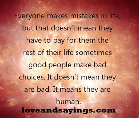 Sometimes good people make Bad Choice