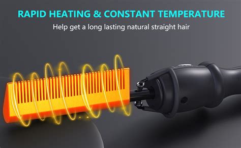 F Hot Comb Electric For Wigs Pressing Combs For Black Hair Electric Straightening Comb