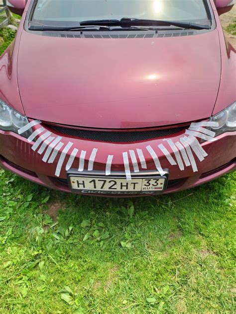 замена решетки радиатора — Honda Civic 4D (8G), 1,8 л, 2007 года ...