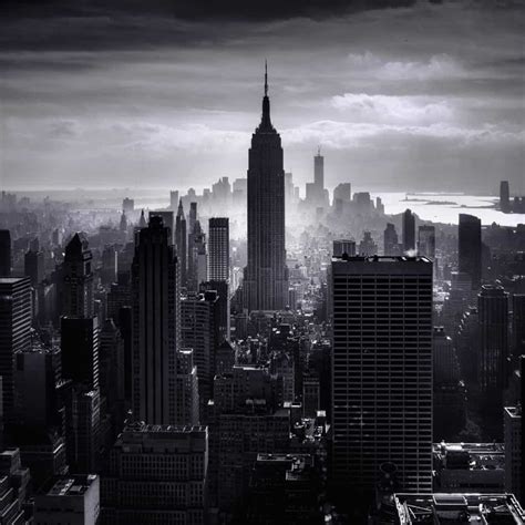 Nyc Aerial View Bwvision Art And Craftsmanship In Bandw Photography
