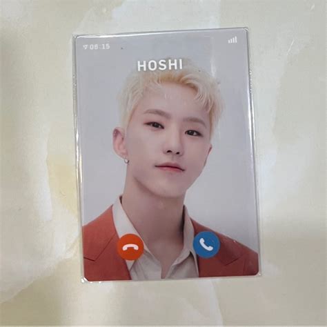 Ready Stock WTSSEVENTEEN Hoshi Be The Sun Japan Moshi Card Official