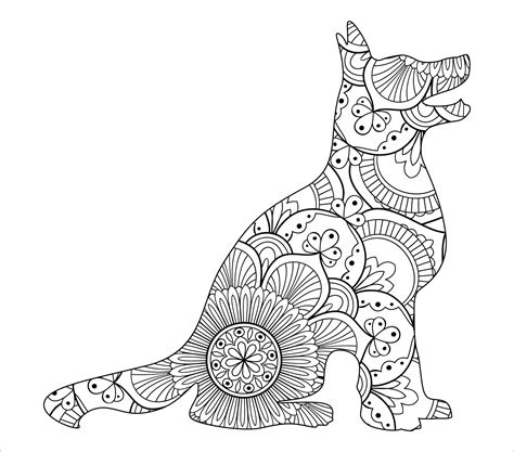 Mandala Para Colorir Animal - 8