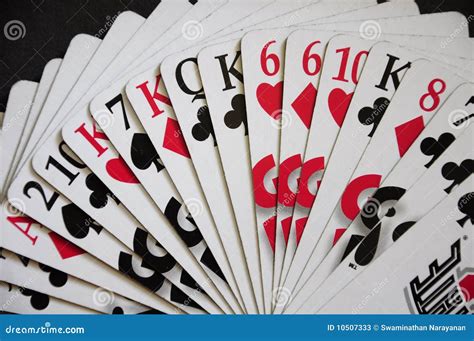 Deck Of Card Stock Image Image Of Cards Deck Black 10507333