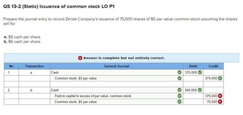 Solved Prepare The Journal Entry To Record Zende Companys Chegg