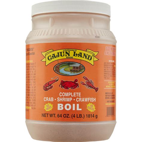 Cajun Land Brand 64 Oz Seafood Boil Seasoning Academy