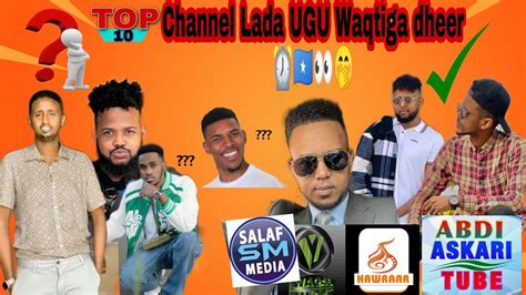 10Ka Channel Ee Ugu Horeeyay Gayiga Somaliyeed Waa KU Ma Channel Ka