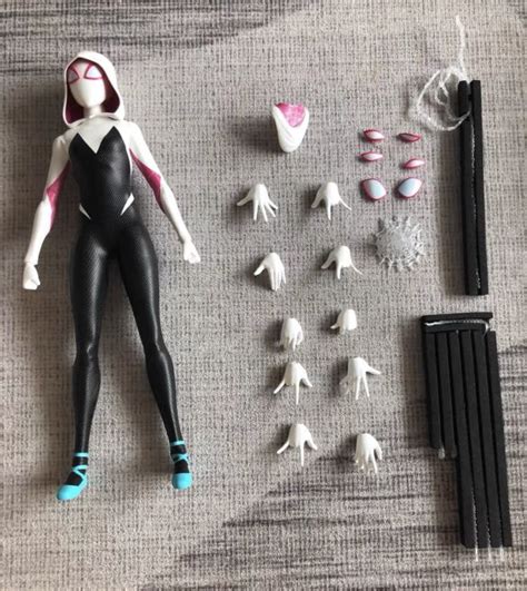 Marvel Spider Man Into The Spider Verse Hot Toys Scale Mms Spider Gwen Loose Collectible
