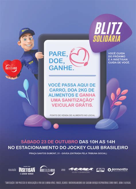 Pit Stop Do Bem Riosolidario Doe Alimentos E Ganhe Sanitiza O No