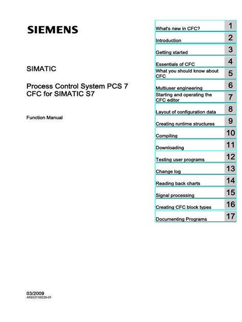 Pcs7 Cfc Pdf Process Computing Computer Program