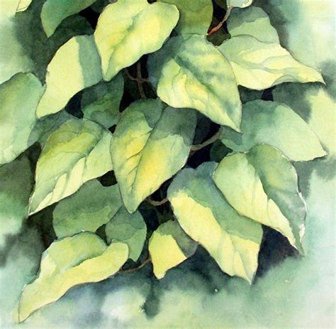 Leaf Painting at PaintingValley.com | Explore collection of Leaf Painting