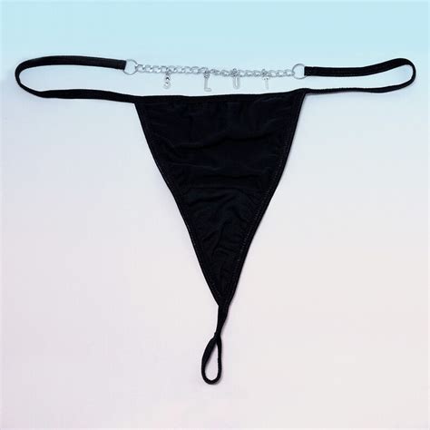 Bragas Negras Sexy Con Plug Anal Etsy Espa A