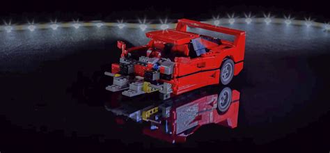 TIMELAPSE. Building the LEGO Ferrari F40 - crankandpiston.com