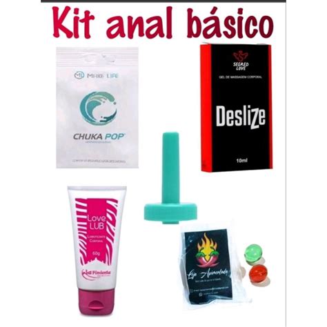 Kit anal básico Ducha xuca gel dessensibilizante anestésico Lubrificante bolinha