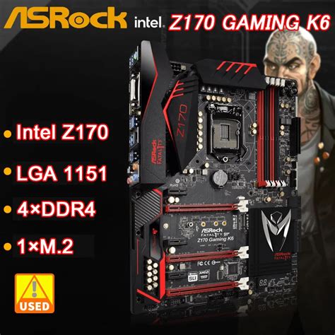 ASRock Fatal1ty Placa M E Gaming K6 LGA 1151 Intel Z170 Suporte Core I5