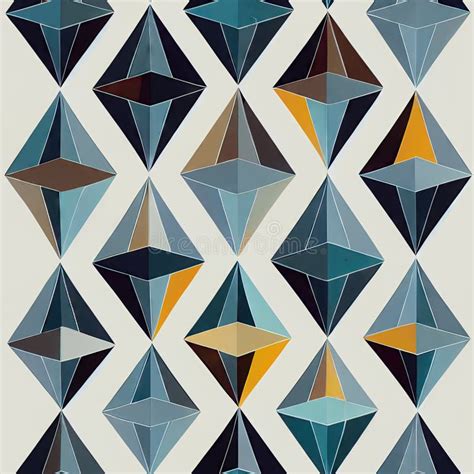 Diamond Shapes In Various Colors For Jewelry Design Stock Illustration