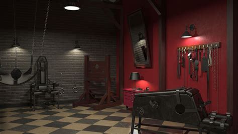 BDSM Room 3D Model 169 Max Obj Fbx Free3D