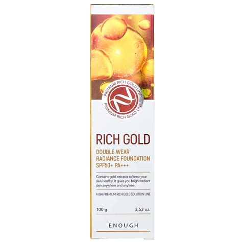 Купить ТОНАЛЬНЫЙ КРЕМ ENOUGH RICH GOLD DOUBLE WEAR RADIANCE FOUNDATION ...