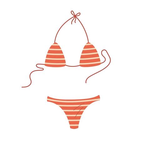 Ilustraci N De Vector Plano De Bikini De Mujer Traje De Ba O Elegante Femenino Traje De Ba O De