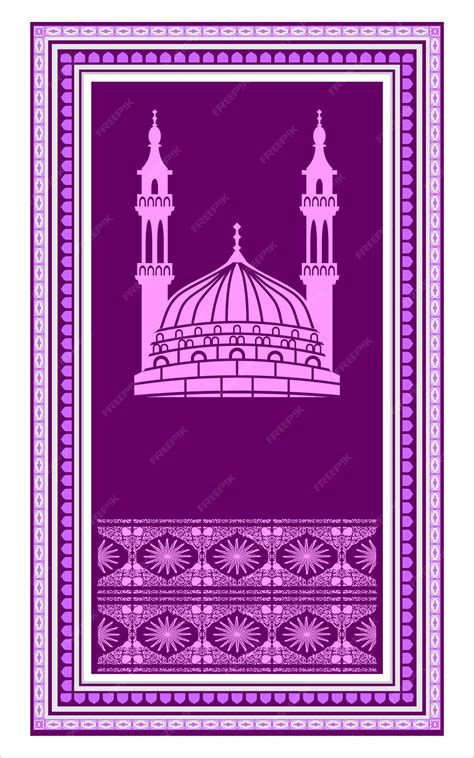 Premium Vector | Various types of prayer mats