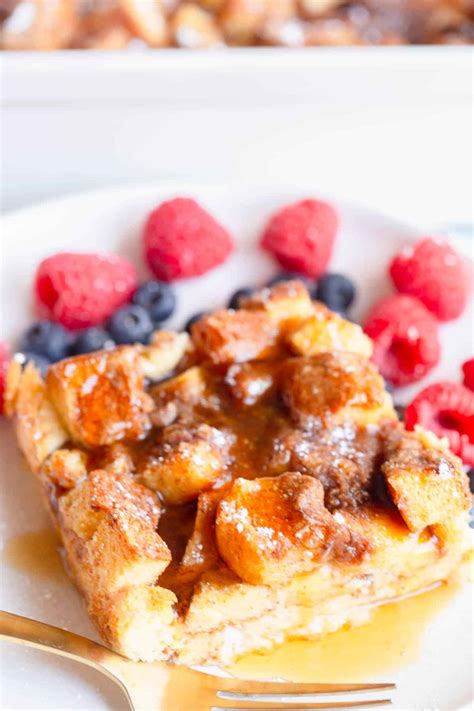 Brioche French Toast Casserole Greens And Chocolate