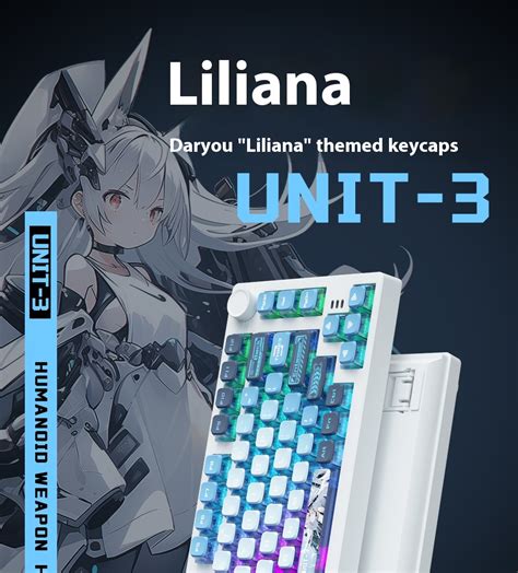 Dareu Ek Liliana Wireless Mechanical Keyboard Hot Swappable Rgb Gasket Custom Gaming