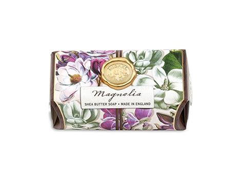 Michel Design Works Oversized Triple Milled Bath Soap Bar Magnolia