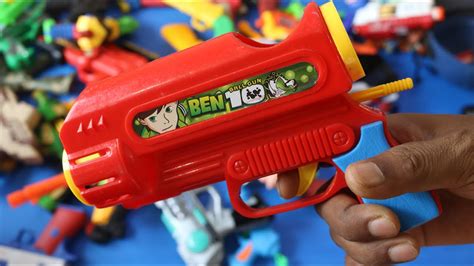 Ben 10 Toy Gun Nerf Vs Xshot Nerf Gun Sniper Gun Battle With Two