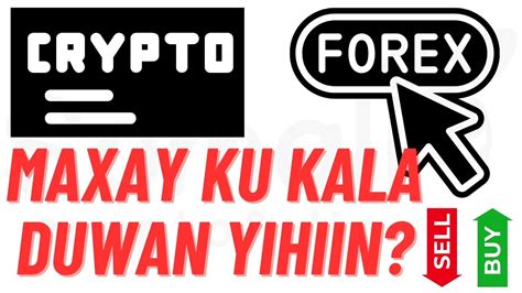 MAXAY KU KALA DUWAN YIHIIN FOREX IYO CRYPTOCURRENCY XOG MUHIIM AH