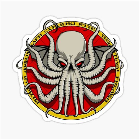 Seal Of Cthulhu Sticker For Sale By GrizzlyGaz Redbubble