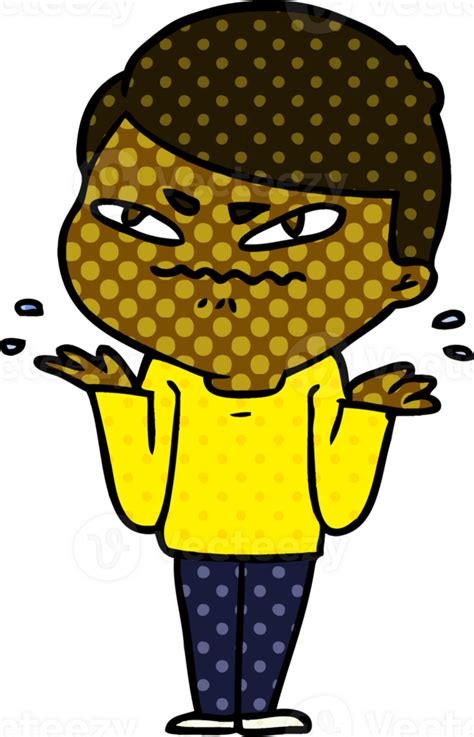 Cartoon Exasperated Man 45230585 Png