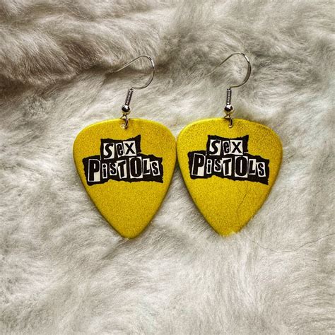 Sex Pistols Sex Pistols Ohrringe Rock And Roll Band Plektrum Ohrringe Rock And Roll Schmuck
