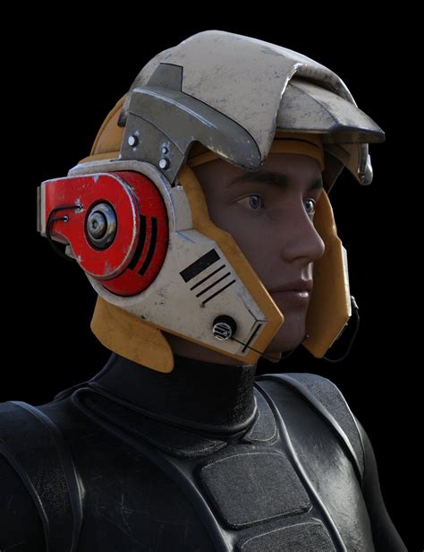 Talon V Wing Pilot Helmet For Genesis 8 Daz 3d