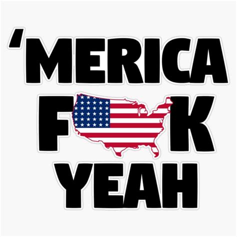 Amazon America Fuck Yeah Sticker Bumper Sticker Vinyl Decal