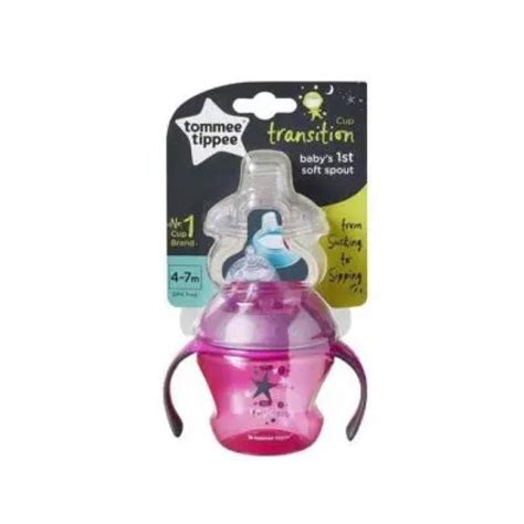 Tommee Tippee Transition Cup 150ml Pink 4 7m Tommee Tippee Eshop
