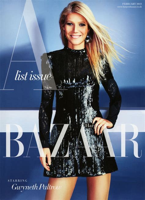 Gwyneth Paltrow Harper S Bazaar Magazine Uk February Celebmafia