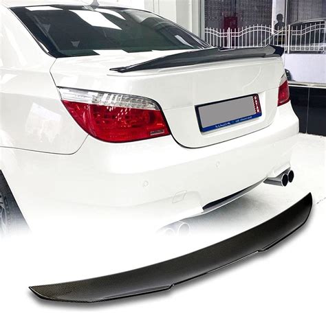 Amazon MCARCAR KIT Carbon Fiber Trunk Spoiler Fits For BMW 5