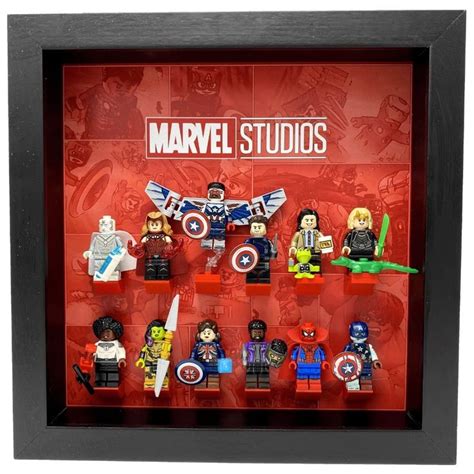 Frame For Lego Marvel Studios Minifigures Series Red Lego