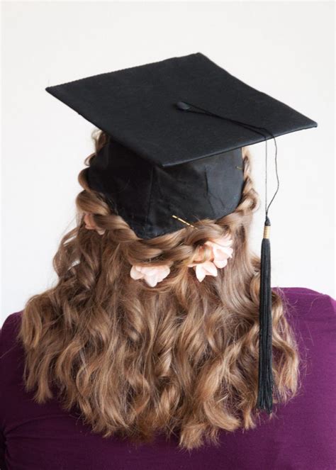 Graduation Hairstyles With Cap