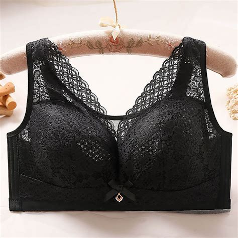 Tuwabeii Plus Size Bras For Women Solid Lace Lingerie Underwear